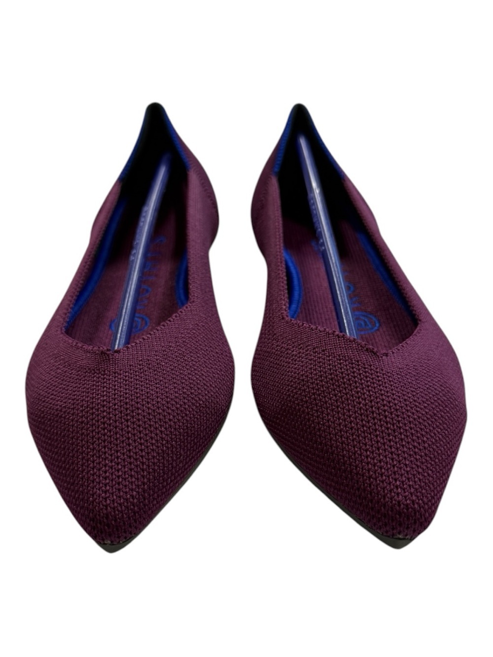 Rothy’s The Point Flats Size 6 Orchid Purple Knit Pointed Toe Shoes NIB